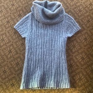 Twiggy short sleeve , cowl neck sweater